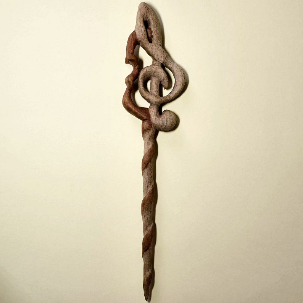 wooden hairpin